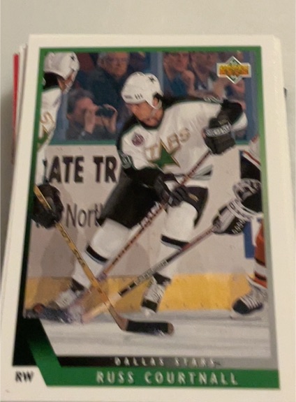 1993-94 Upper Deck #32 Russ Courtnall — front