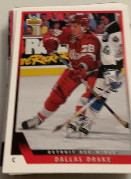 1993-94 Upper Deck #50 Dallas Drake — front