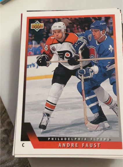 1993-94 Upper Deck #63 Andre Faust — front