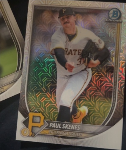 2025 Bowman Chrome #30 Paul Skenes Mojo Refractor — front