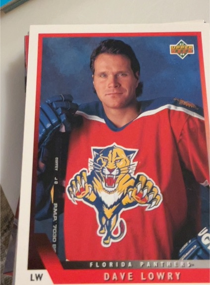 1993-94 Upper Deck #67 Dave Lowry — front