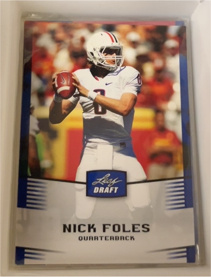 2012 Leaf Draft #37 Nick Foles — front