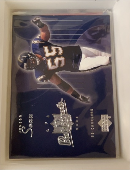 2003 Upper Deck Pros & Prospects #55 Junior Seau — front