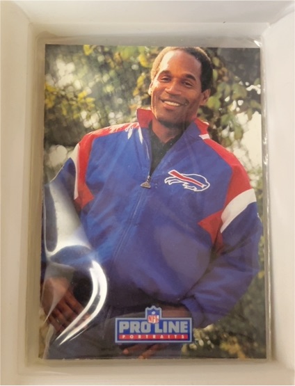 1991 Pro Line Portraits #28 O.J. Simpson — front