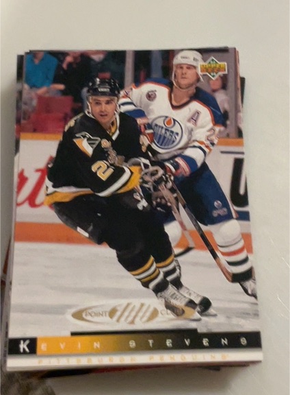 1993-94 Upper Deck #230 Kevin Stevens Pittsburgh Penguins — front