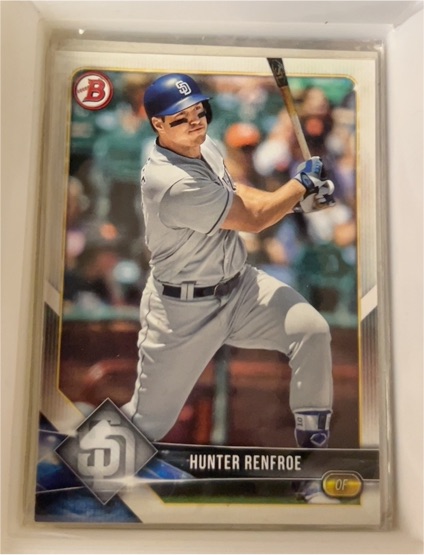 2018 Bowman #8 Hunter Renfroe — front