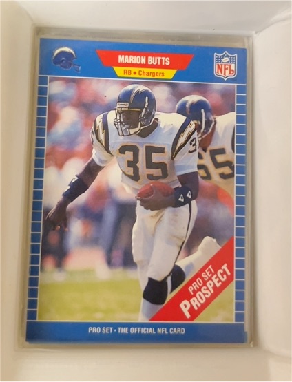 1989 Pro Set #549 Marion Butts — front