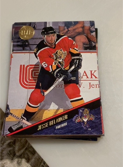 1993-94 Leaf #278 Jesse Belanger — front