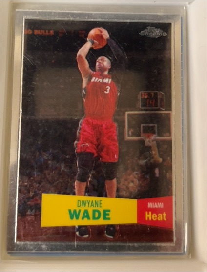 2007-08 Topps Chrome 1957-58 Variation #3 Dwyane Wade — front