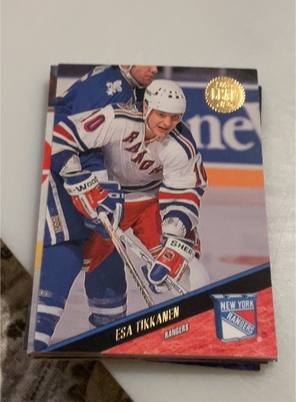 1993-94 Leaf #288 Esa Tikkanen — front