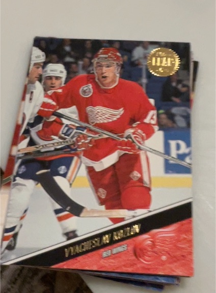 1993-94 Leaf #303 Vyacheslav Kozlov — front