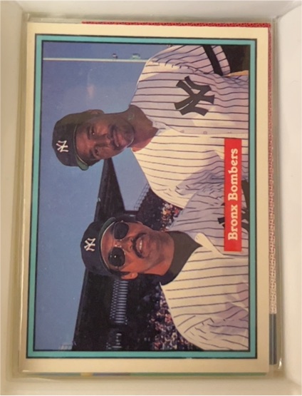 1982 Donruss #575 Bronx Bombers Reggie Jackson Dave Winfield — front