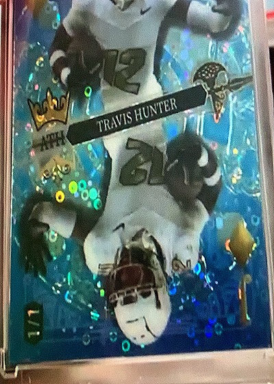 2022 Panini Gridiron Kings #1 Travis Hunter — front