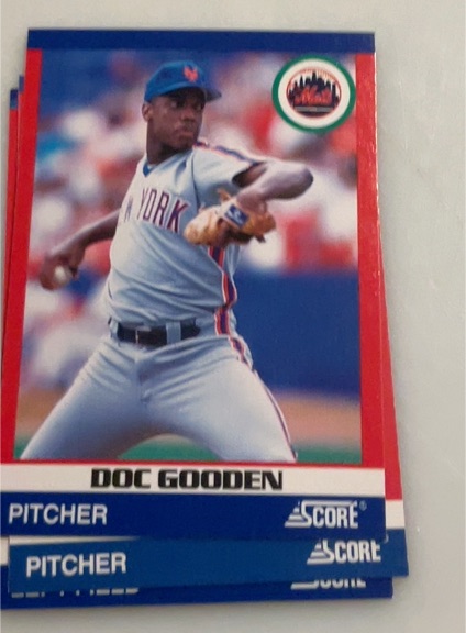 1991 Score 100 Superstars #65 Doc Gooden New York Mets — front