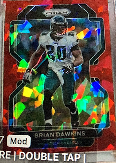 2021 Panini Prizm Red Ice #7 Brian Dawkins — front