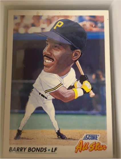 1992 Score #777 Barry Bonds — front