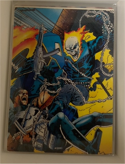 1992 Comic Images The Punisher War Journal #42 Ghost Rider — front