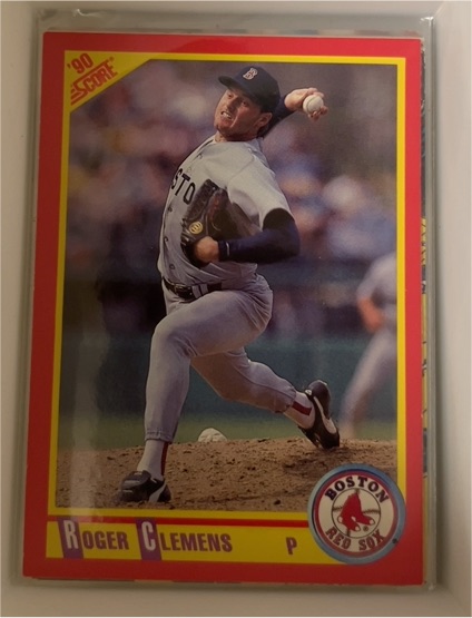 1990 Score #310 Roger Clemens — front