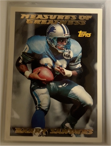 1994 Topps #615 Barry Sanders — front