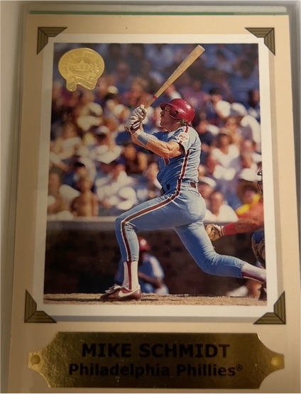 2001 Fleer Greats of the Game Retrospection Collection #6 Mike Schmidt — front