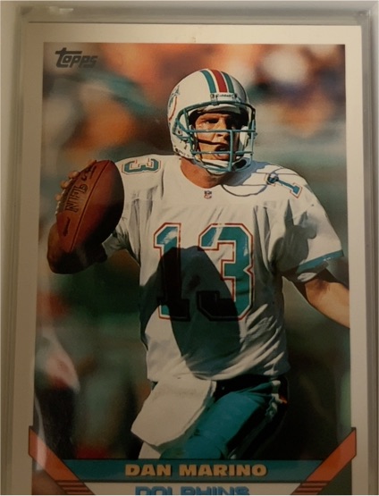 1993 Topps #290 Dan Marino Miami Dolphins — front