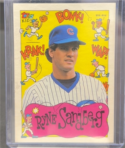 1992 Topps Kids #1 Ryne Sandberg — front