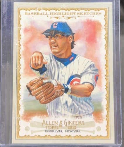 2012 Topps Allen & Ginter Baseball Highlight Sketches #BH-6 Ryne Sandberg — front