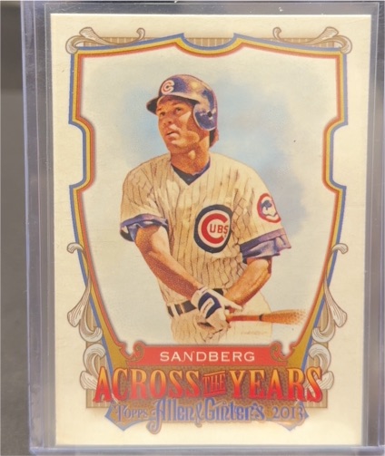2013 Topps Allen & Ginter Across the Years #ATY-RS Ryne Sandberg — front