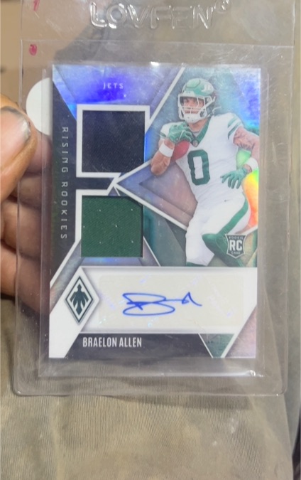 2024 Panini Phoenix Rising Rookies Dual Patch Autograph Braelon Allen — front