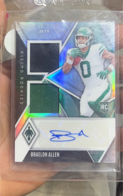 2024 Panini Phoenix Rising Rookies Dual Patch Autographs Braelon Allen — front