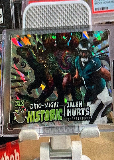 2024 Wild Card Prehistoric Dino-Might #PHSTG3-JH Jalen Hurts — front
