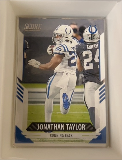 2021 Panini Score #165 Jonathan Taylor — front