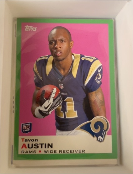 2013 Topps #25 Tavon Austin — front