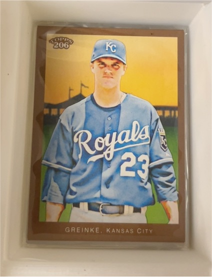2009 Topps 206 #51 Zack Greinke — front
