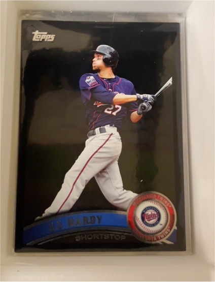 2011 Topps #272 J.J. Hardy Minnesota Twins — front