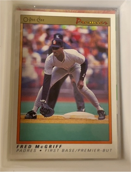 1991 O-Pee-Chee Premier #79 Fred McGriff — front