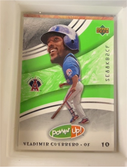 2004 Upper Deck Power Up #10 Vladimir Guerrero — front