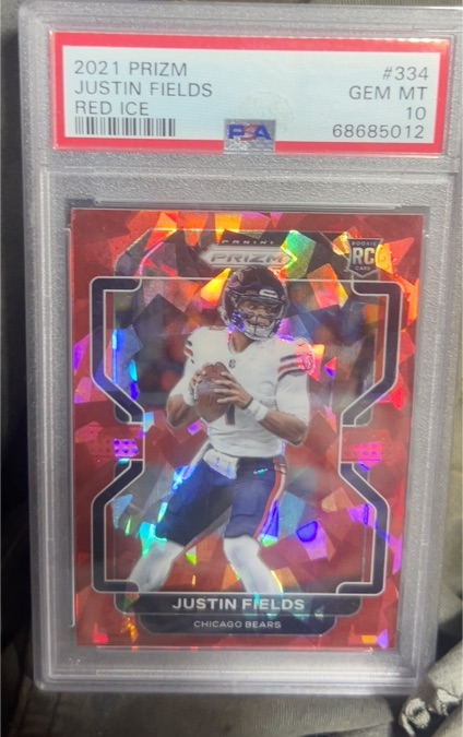 2021 Panini Prizm #334 Justin Fields — front