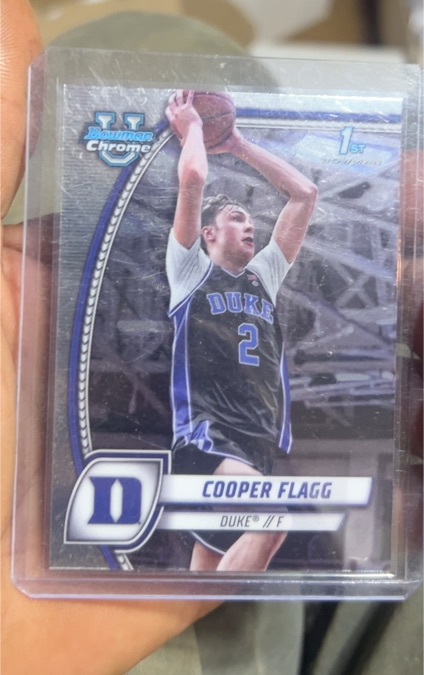 2024-25 Bowman University Chrome #16 Cooper Flagg — front