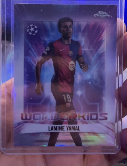 2024-25 Topps Chrome UEFA Club Competitions #WK-1 Lamine Yamal — front