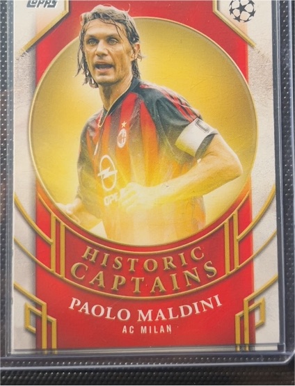 2024-25 Topps UEFA Club Competitions #HC-1 Paolo Maldini Historic Captains — front