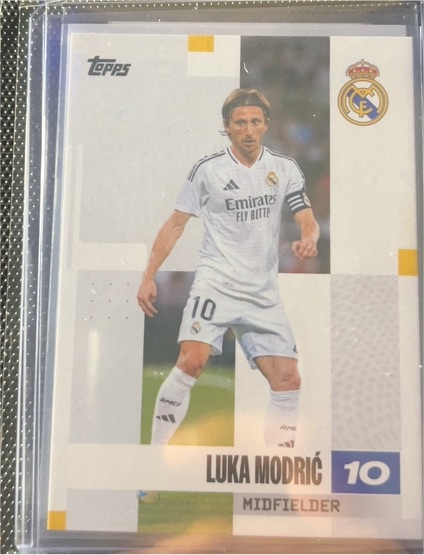 2024-25 Topps Real Madrid Team Set #10 Luka Modrić — front