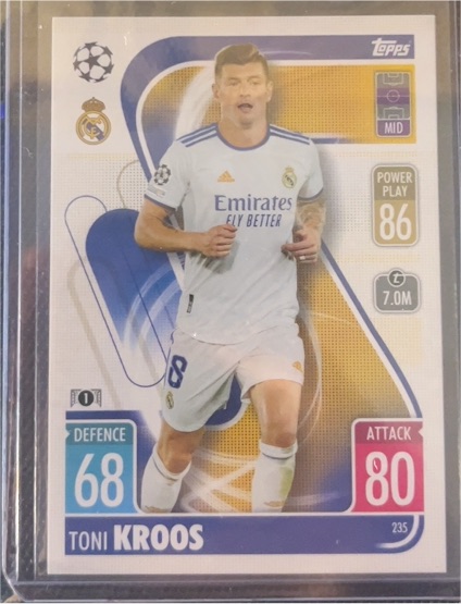 2021-22 Topps Match Attax UEFA #235 Toni Kroos — front