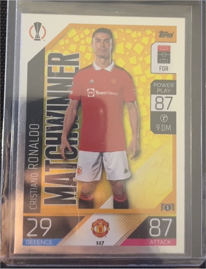 2022-23 Topps Match Attax #117 Cristiano Ronaldo — front