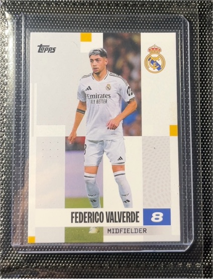 2024 Topps Real Madrid #8 Federico Valverde — front