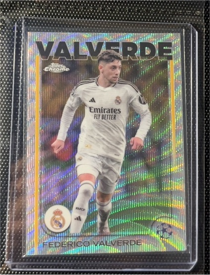 2024-25 Topps Chrome UEFA Club Competitions #164 Federico Valverde — front