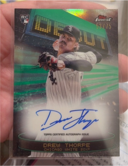 2025 Topps Finest Debut #D-11 Drew Thorpe — front