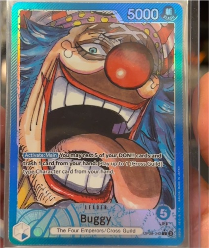 One Piece Card Game OP09-042 Buggy Leader — front