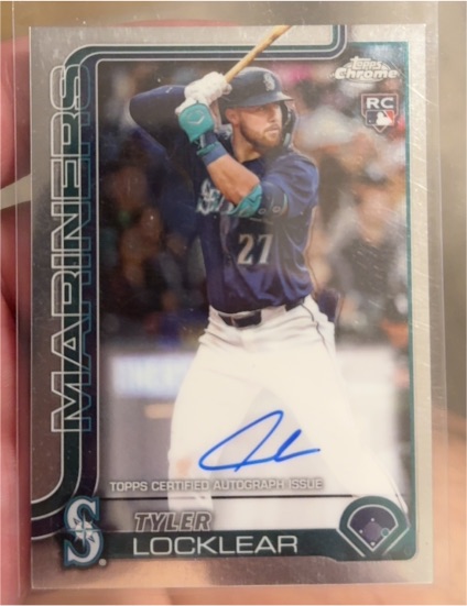 2025 Topps Chrome #RA-TL Tyler Locklear — front