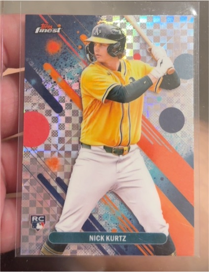2025 Topps Finest #10 Nick Kurtz — front